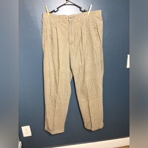 Men's Beige Corduroy Pants 38x30 (0190)